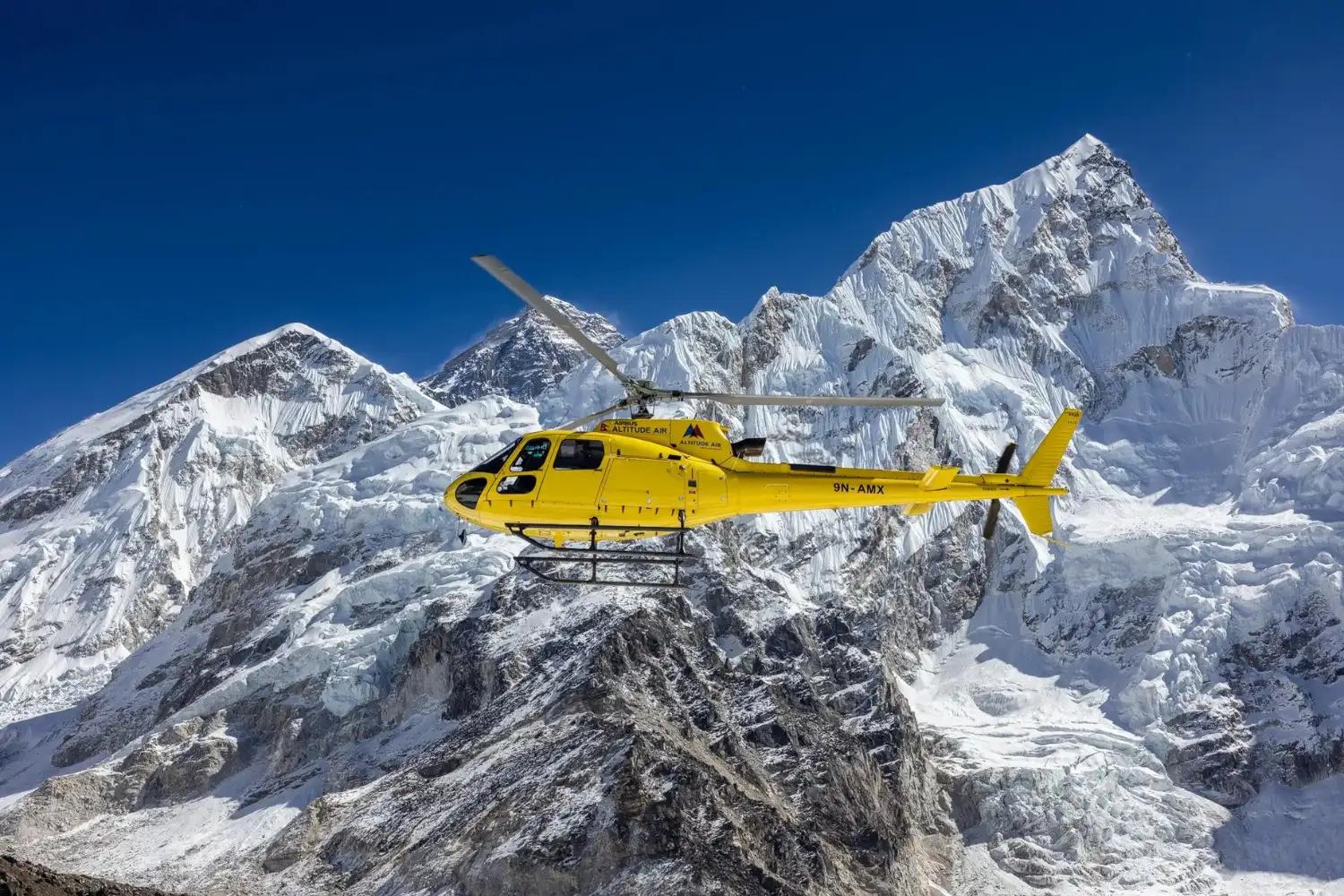 Lukla to Kathmandu Helicopter Flight