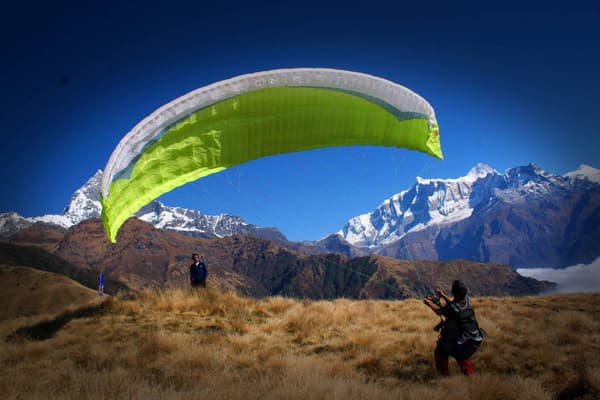 Paragliding in Pokhara — photo 1
