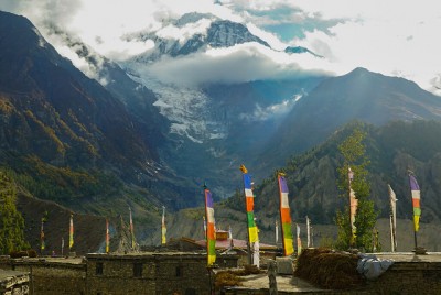Prayer Flags in Himalayas